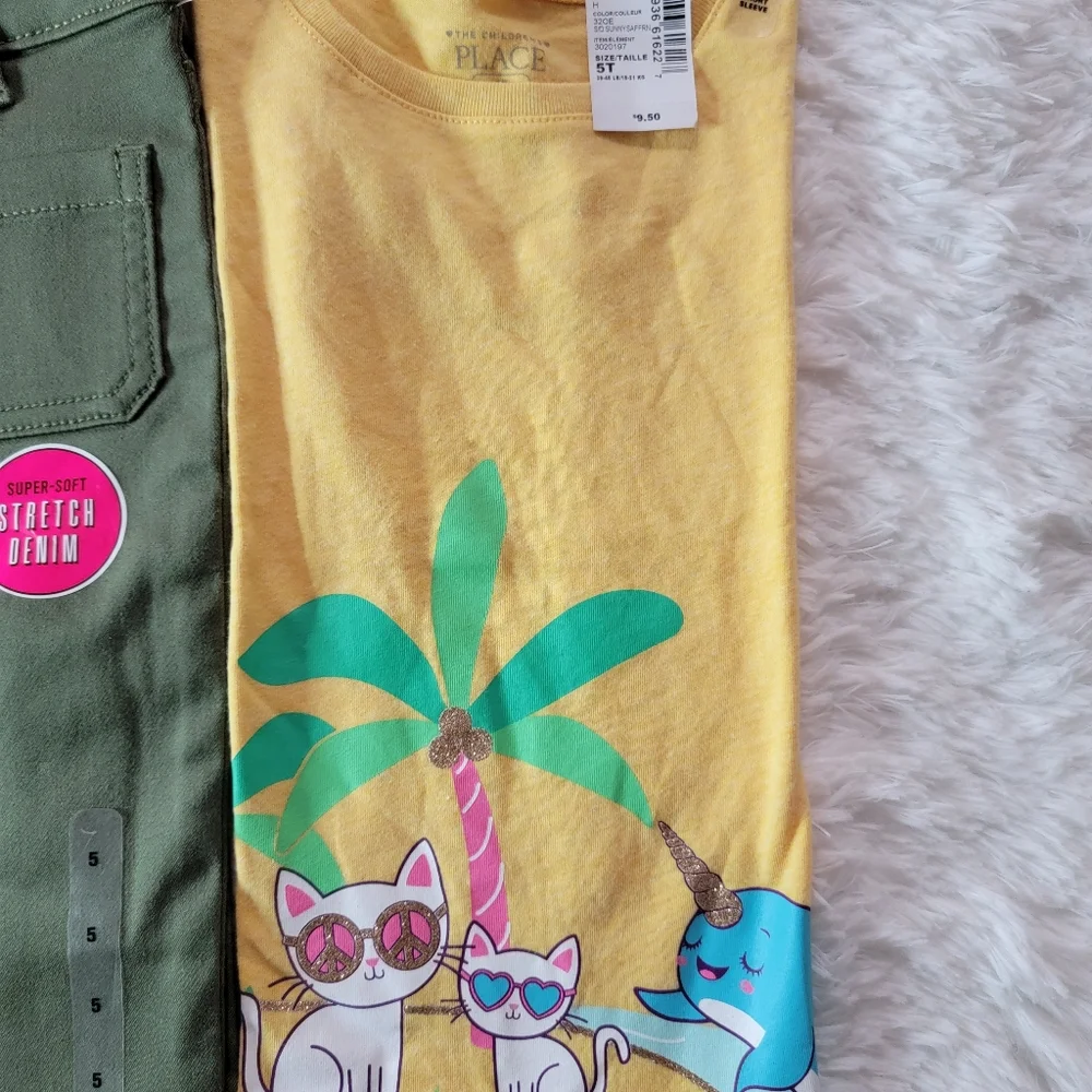 Children's Place Girls Bundle of 6 size 5 - Picture 9 of 12